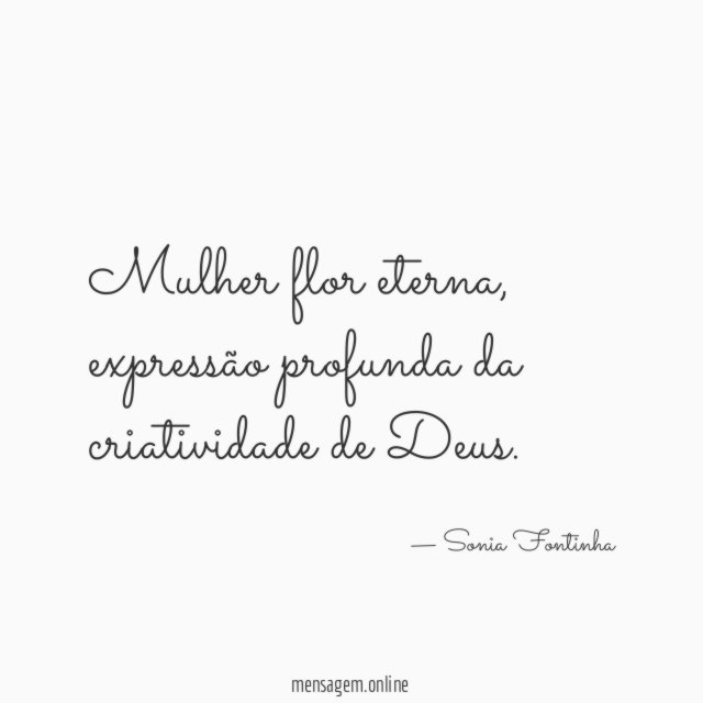 Mulher flor eterna