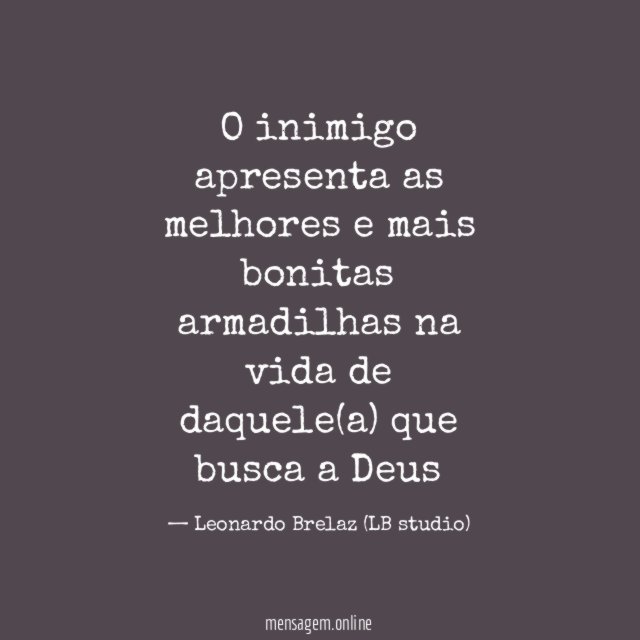 O inimigo apresenta as melhores e mais bonitas