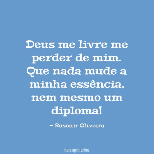 Deus me livre me perder de mim