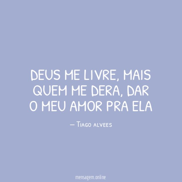 Deus me livre