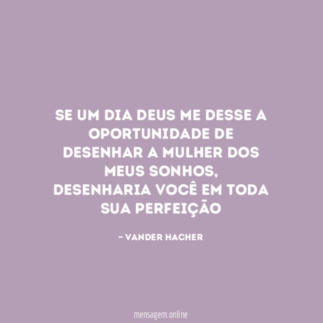 Se um dia Deus me desse a oportunidade