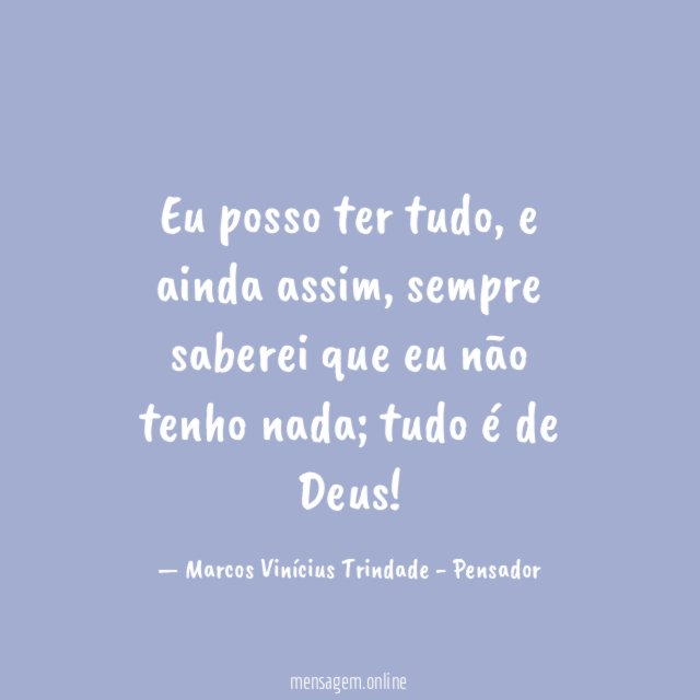 Eu posso ter tudo