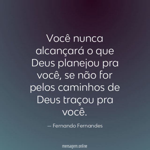 Você nunca alcançará o que Deus planejou pra você