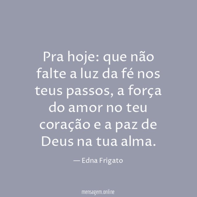 Pra hoje