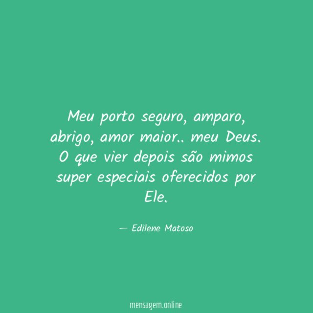 Meu porto seguro