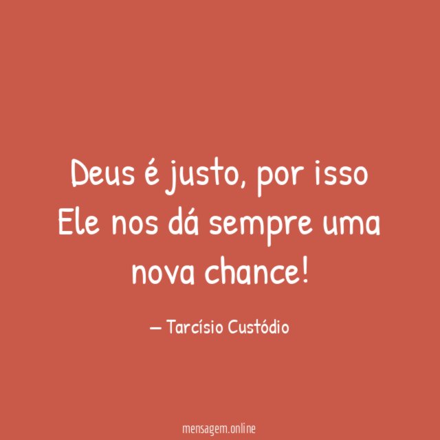 Deus é justo