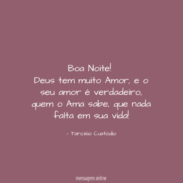 Boa Noite