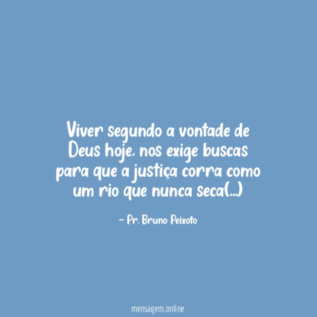 Viver segundo a vontade de Deus hoje