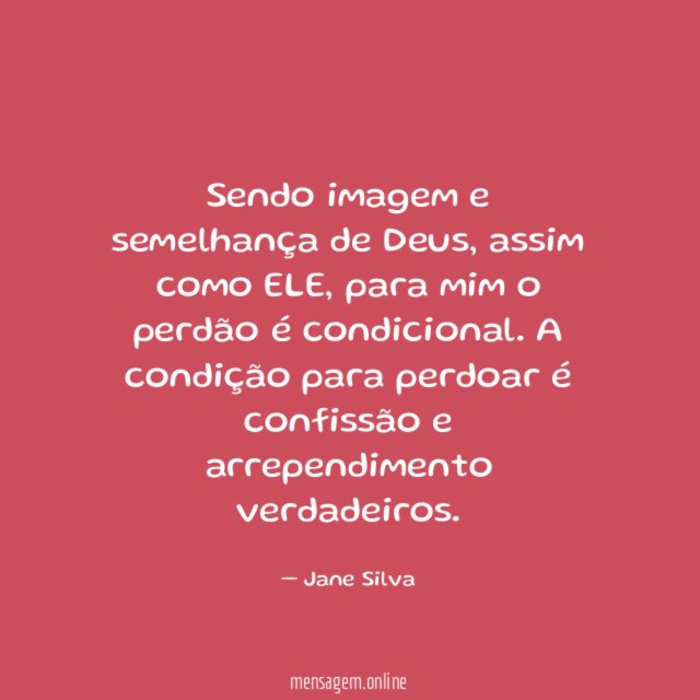 Sendo imagem e semelhança de Deus