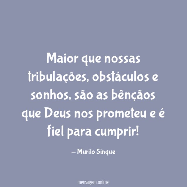 Maior que nossas tribulações