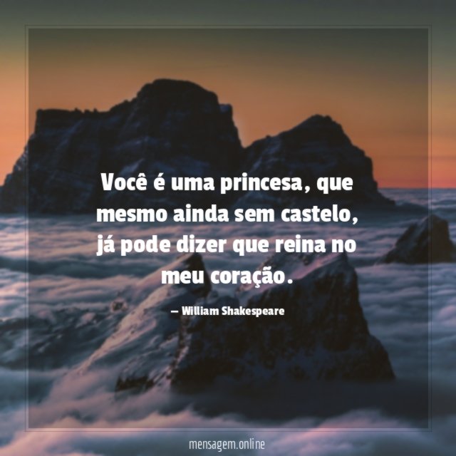 Você é uma princesa