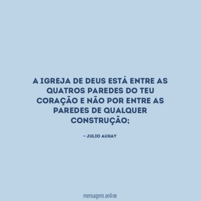 A igreja de Deus está entre as quatros