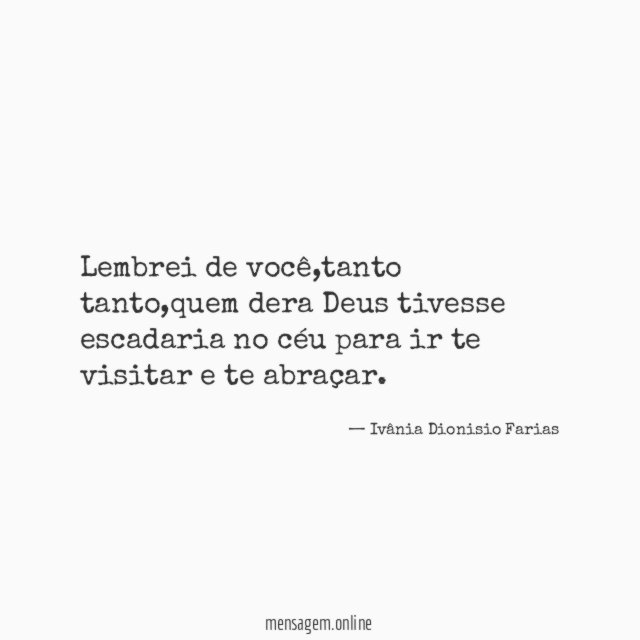 Lembrei de você