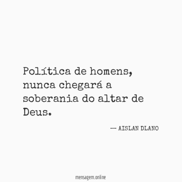 Política de homens