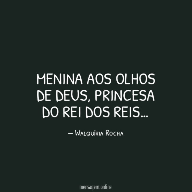 MENINA AOS OLHOS DE DEUS