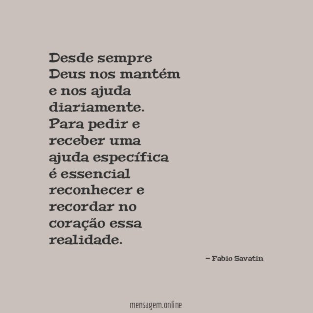 Desde sempre Deus nos mantém e nos ajuda diariamente