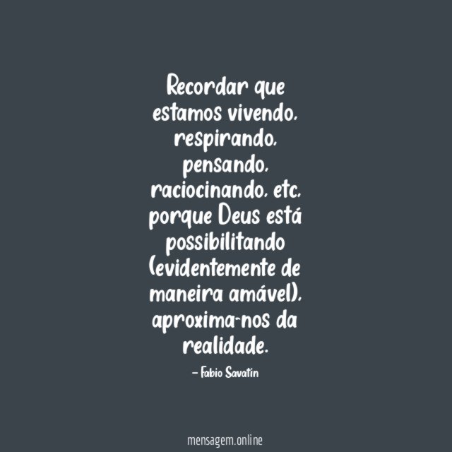 Recordar que estamos vivendo