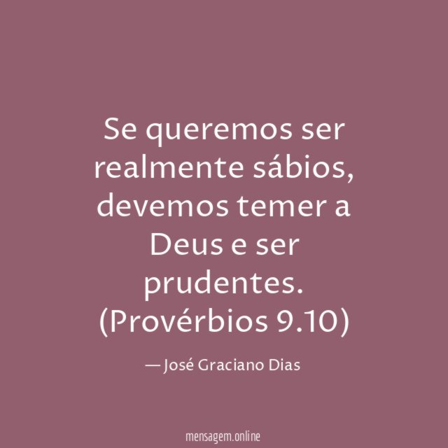 Se queremos ser realmente sábios