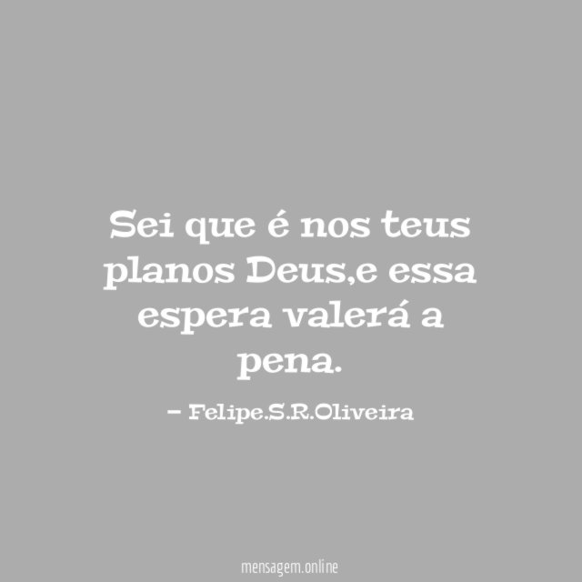 Sei que é nos teus planos Deus