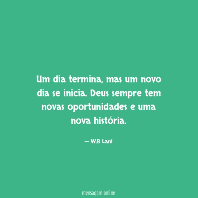 Um dia termina