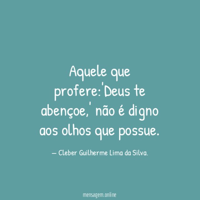 Aquele que profere