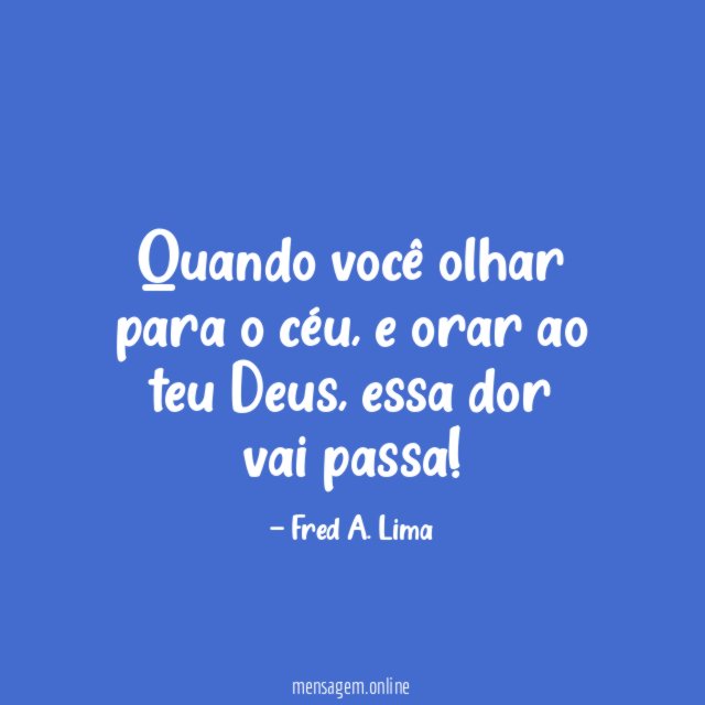 Quando você olhar para o céu