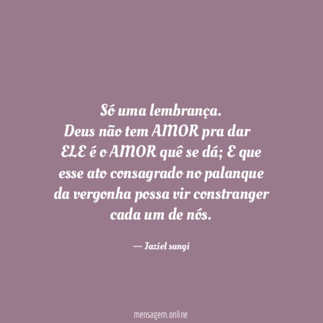 Só uma lembrança