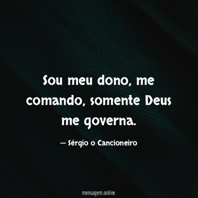 Sou meu dono