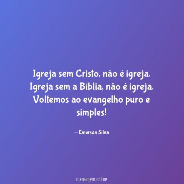 Igreja sem Cristo