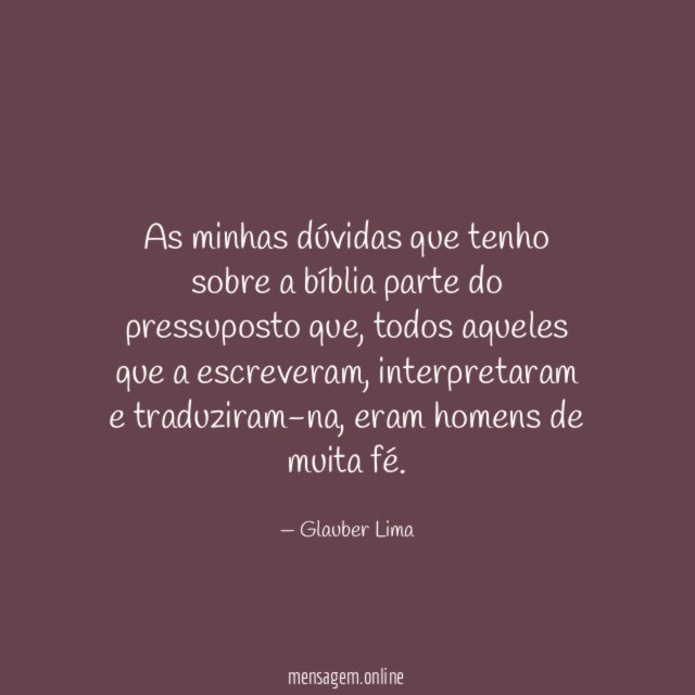As minhas dúvidas que tenho sobre a bíblia
