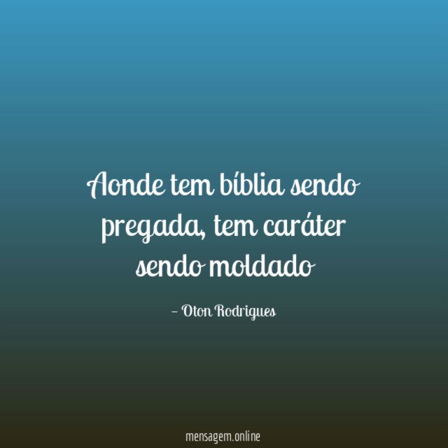 Aonde tem bíblia sendo pregada