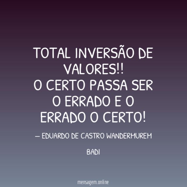 TOTAL INVERSÃO DE VALORES