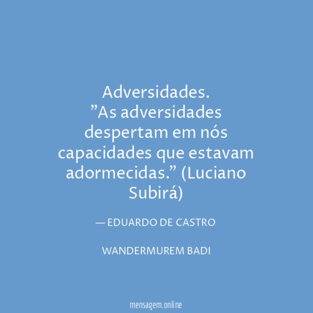 Adversidades