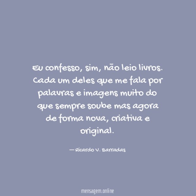 Eu confesso