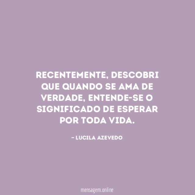 Recentemente