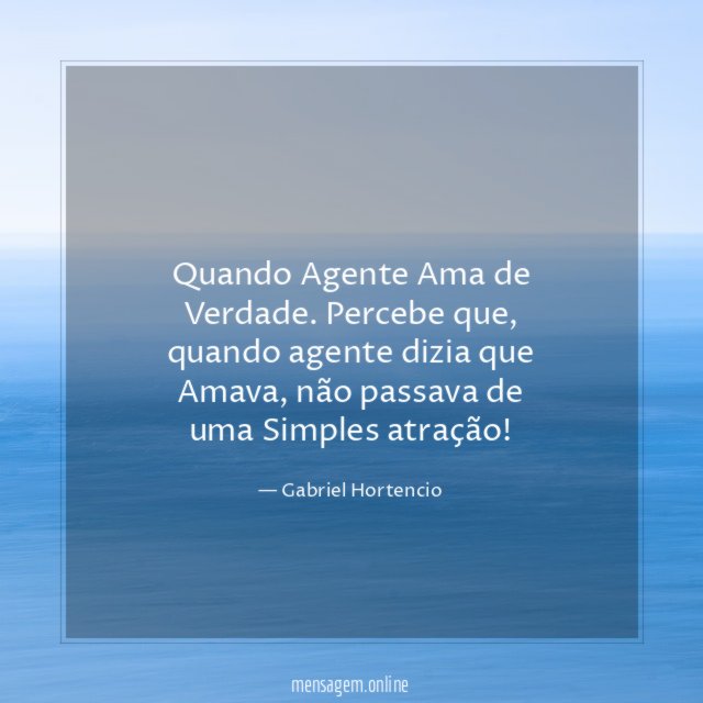 Quando Agente Ama de Verdade