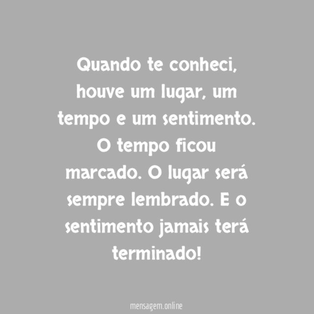 Quando te conheci