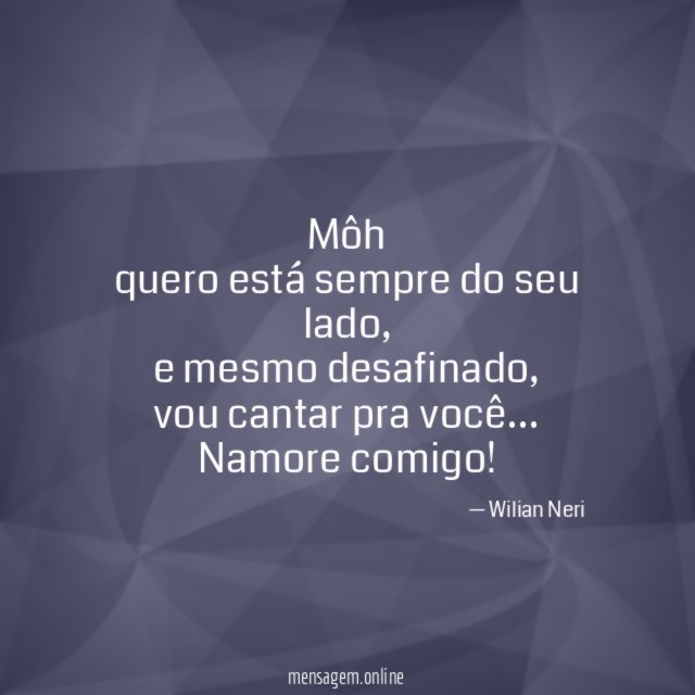 Môh quero está sempre do seu lado