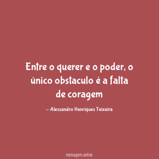 Entre o querer e o poder