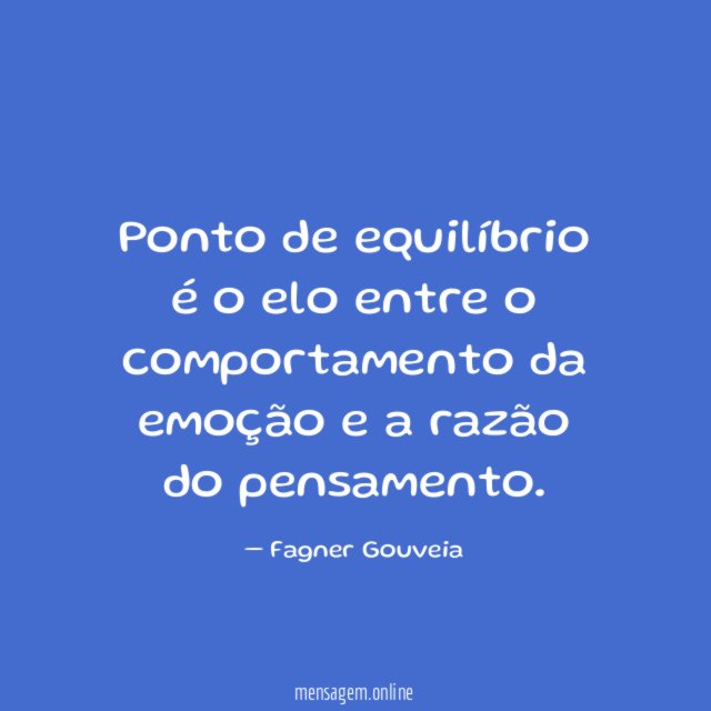 Ponto de equilíbrio é o elo entre