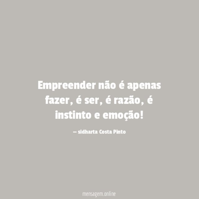 Empreender não é apenas fazer