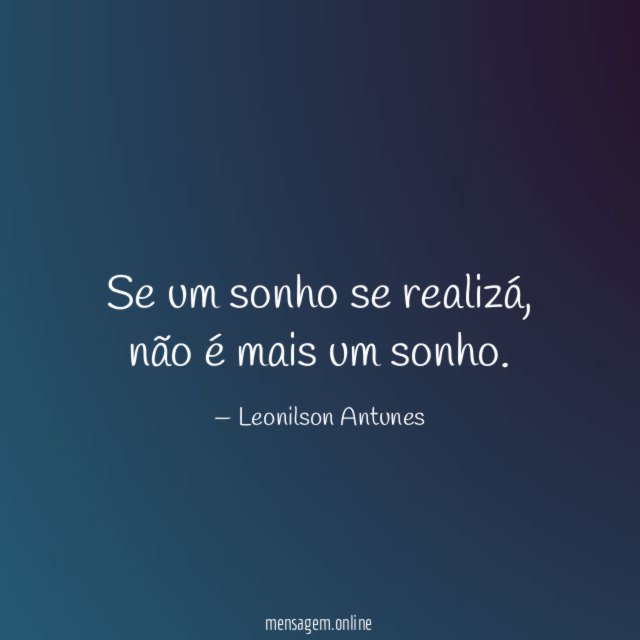 Se um sonho se realizá