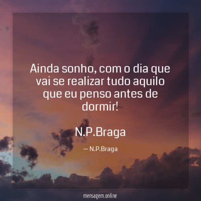 Ainda sonho