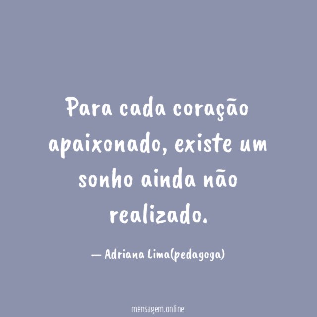 Para cada coração apaixonado