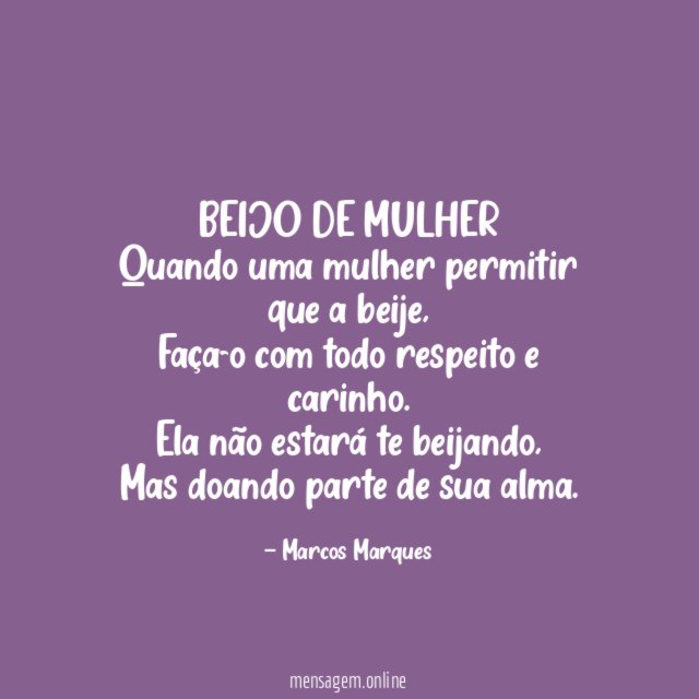 BEIJO DE MULHER