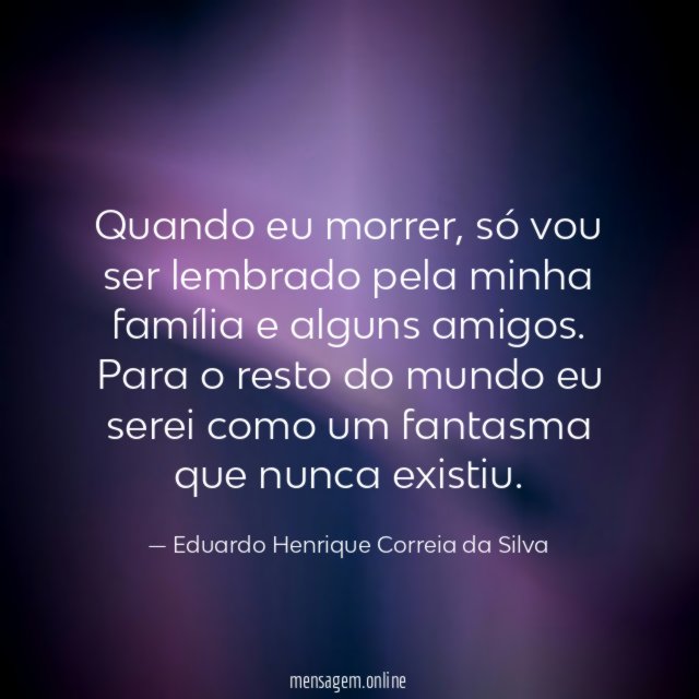 Quando eu morrer