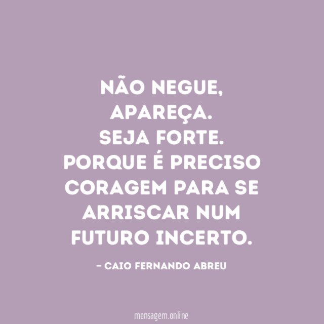 Não negue