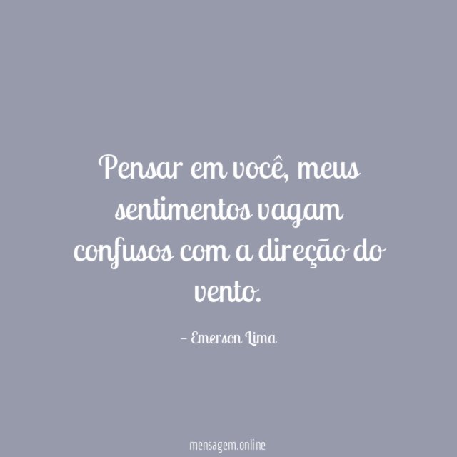 Pensar em você