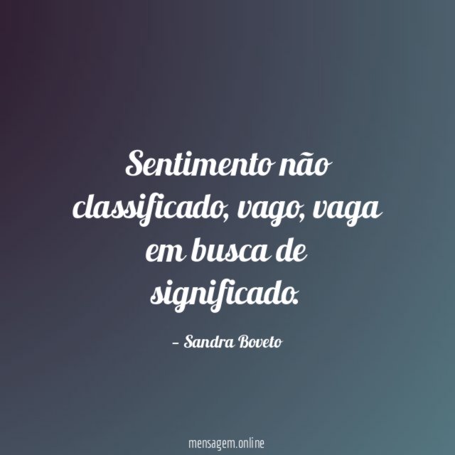 Sentimento não classificado