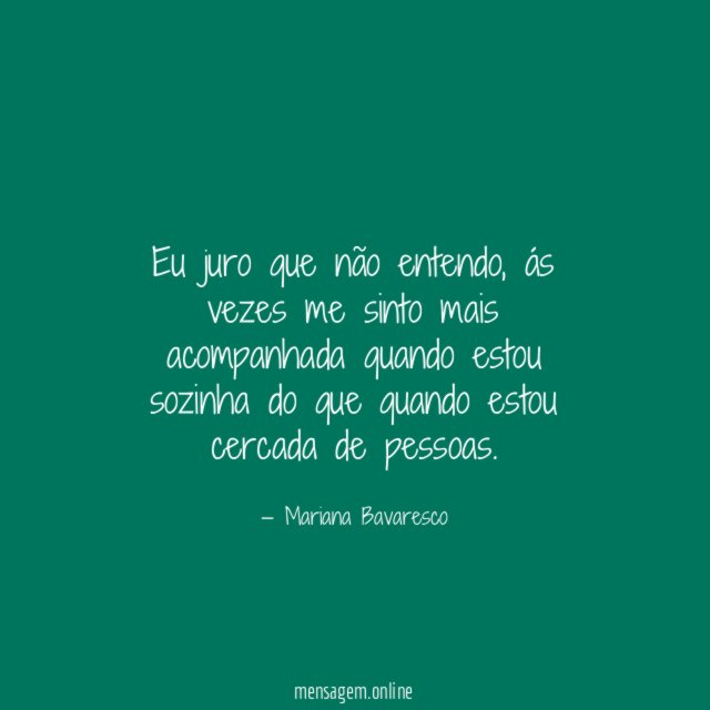 Eu juro que não entendo